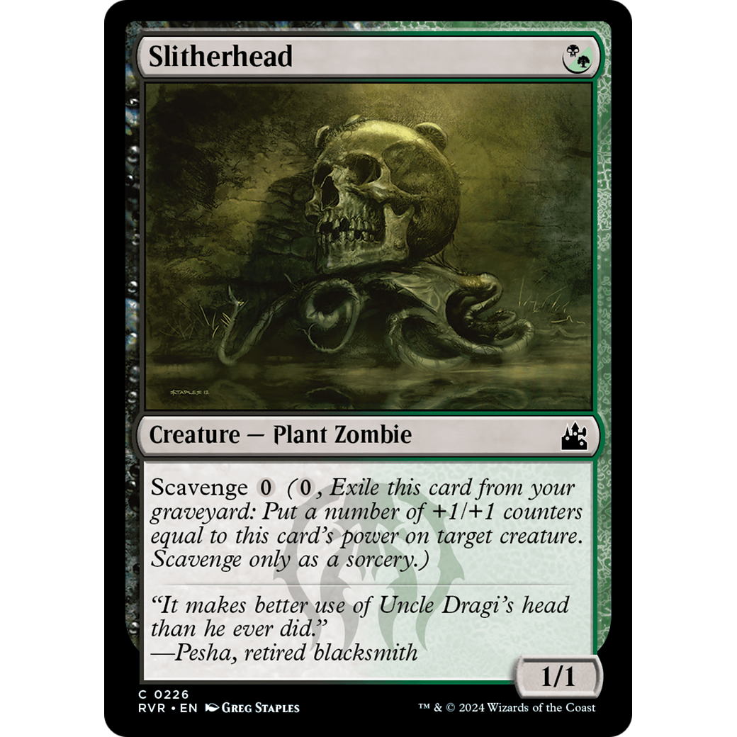 Slitherhead (RVR-226) - Ravnica Remastered Foil
