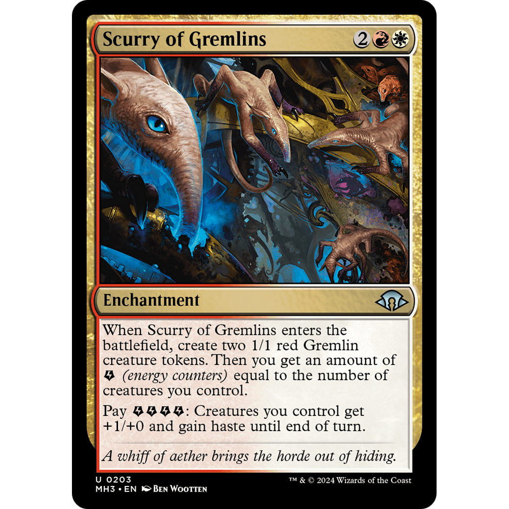 Scurry of Gremlins (MH3-203) - Modern Horizons 3 Foil