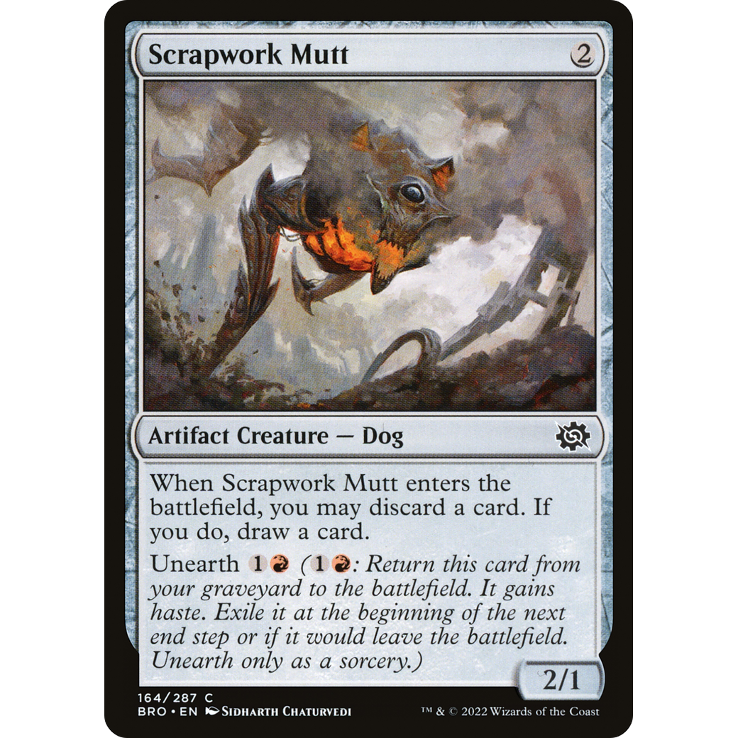 Scrapwork Mutt (BRO-164) - The Brothers' War Foil