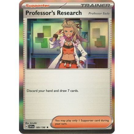 Professor's Research - 189/198 189 - SV01 Scarlet & Violet Base Set Reverse Holofoil
