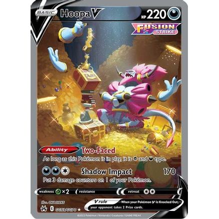 Hoopa V GG53/70 - Crown Zenith Galarian Gallery Holofoil