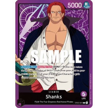Shanks (ST05-001) - Starter Deck 5: Film Edition Foil