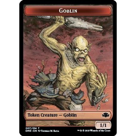 Goblin // Sheep Double-Sided Token (DMR-7 // 12) - Dominaria Remastered Foil