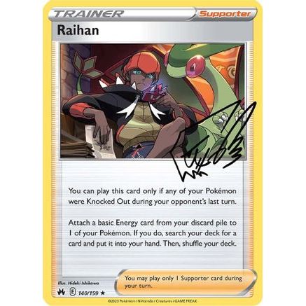 Raihan 140/159 - Crown Zenith Reverse Holofoil