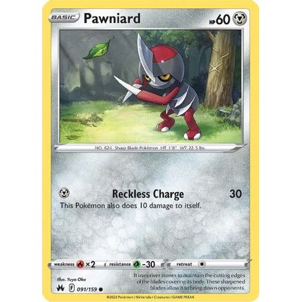 Pawniard (91) 91/159 - Crown Zenith Reverse Holofoil