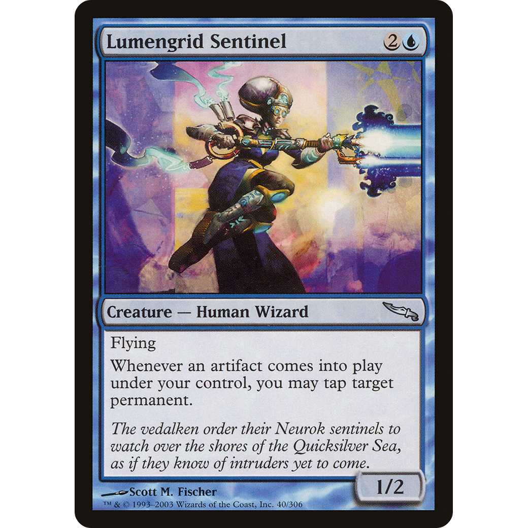 Lumengrid Sentinel (MRD-040) - Mirrodin Foil