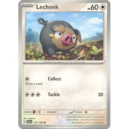 Lechonk - 155/198 155 - SV01 Scarlet & Violet Base Set
