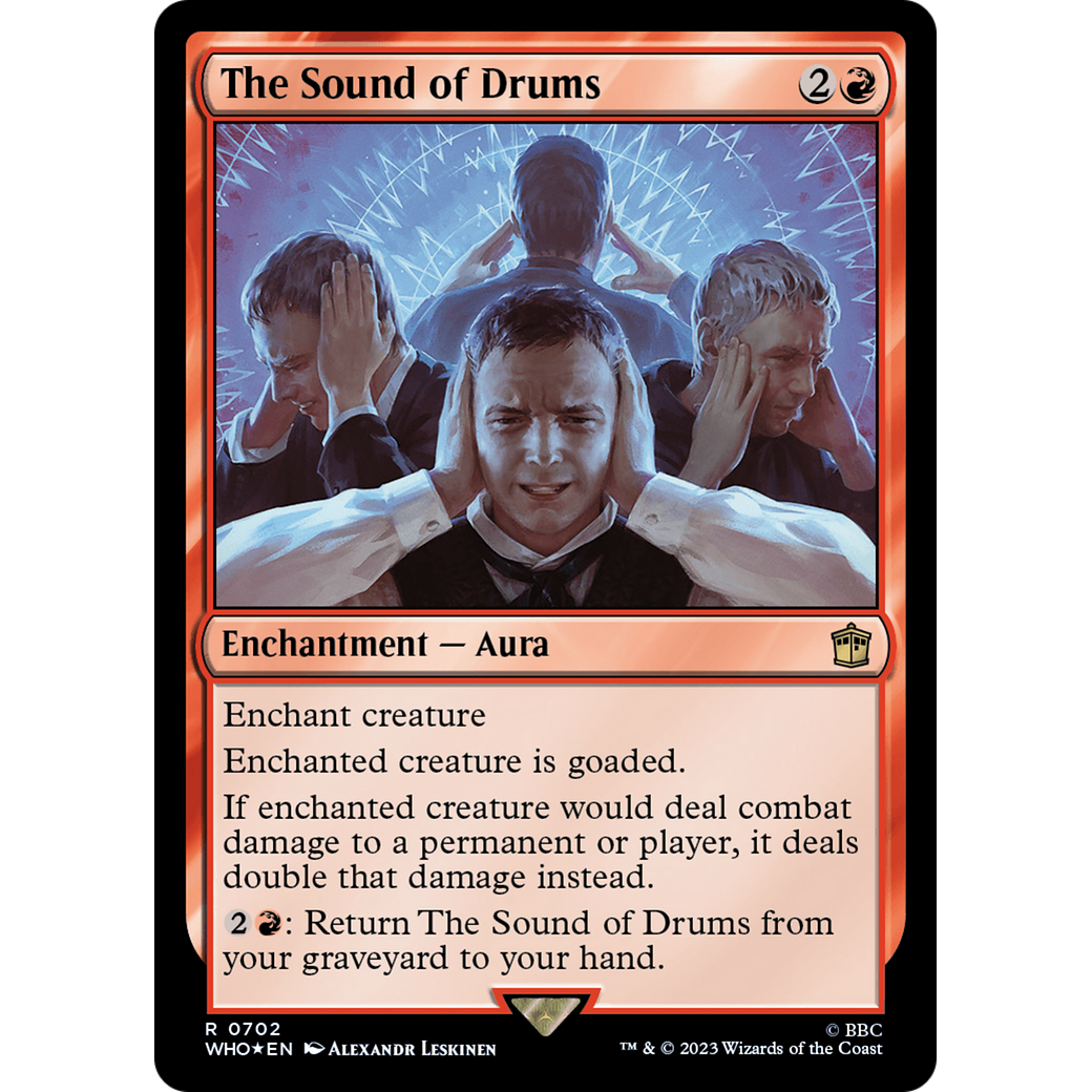 The Sound of Drums (Surge Foil) (WHO-702) - Doctor Who Foil