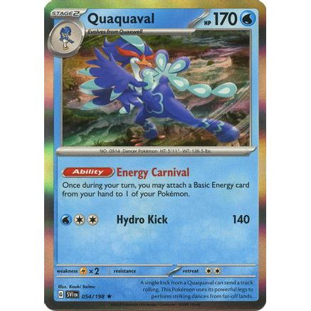 Quaquaval 54 - SV01 Scarlet & Violet Base Set Reverse Holofoil