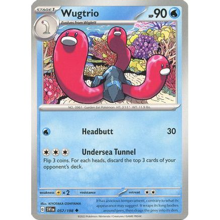 Wugtrio 57 - SV01 Scarlet & Violet Base Set Reverse Holofoil