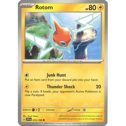 Rotom - 070/198 70 - SV01 Scarlet & Violet Base Set Reverse Holofoil