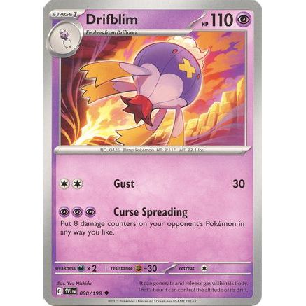 Drifblim 90 - SV01 Scarlet & Violet Base Set Reverse Holofoil