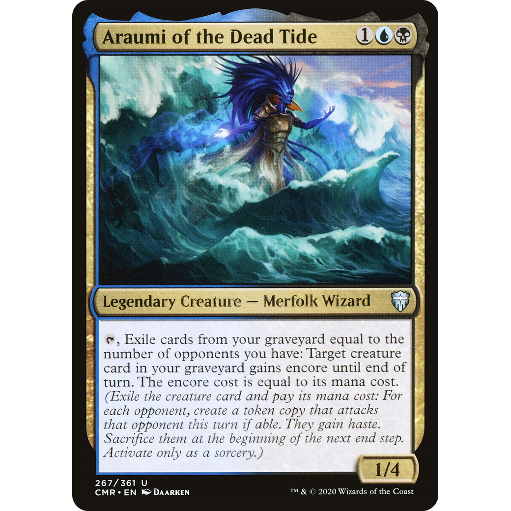 Araumi of the Dead Tide (CMR-267) - Commander Legends