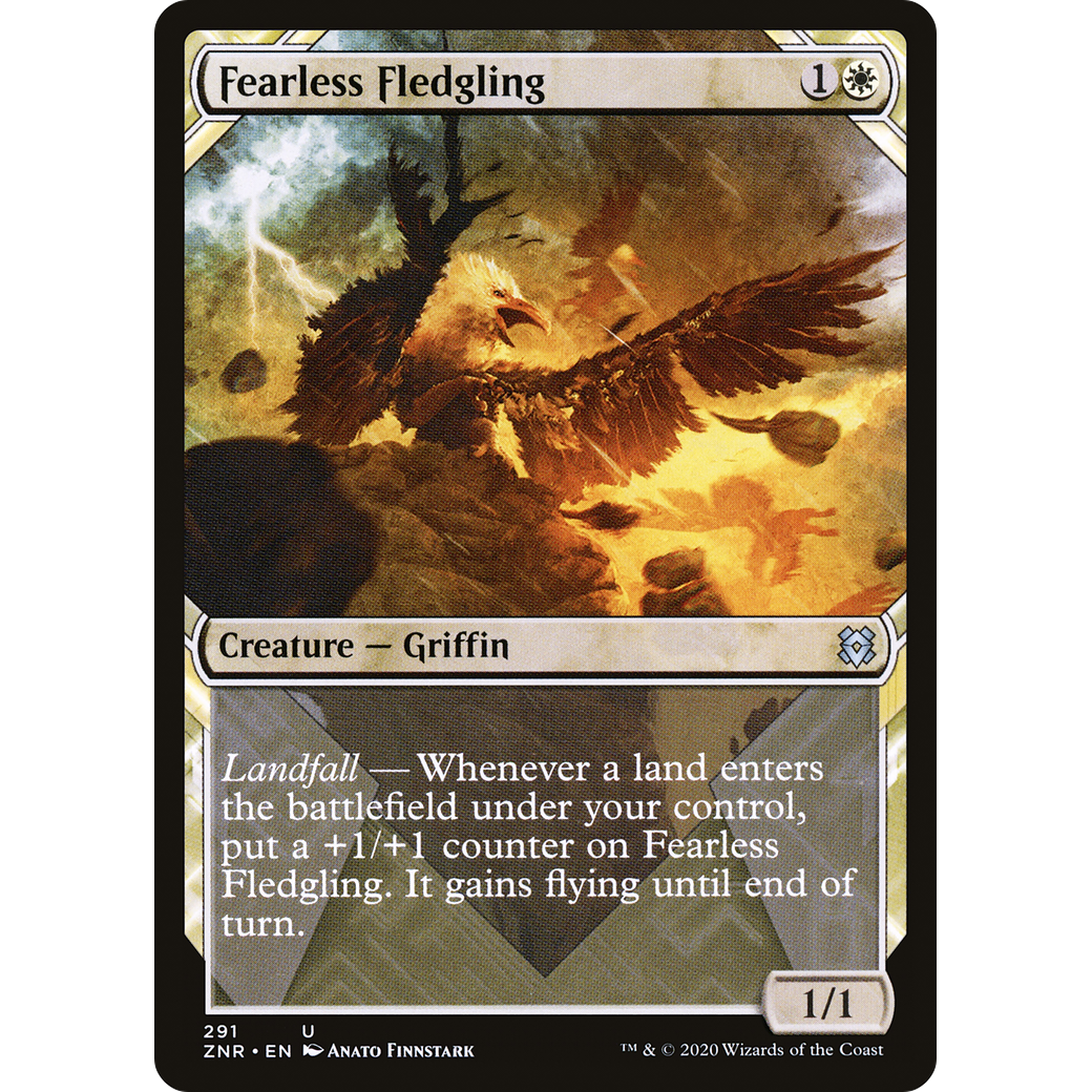 Fearless Fledgling (Showcase) (ZNR-291) - Zendikar Rising: (Showcase) Foil
