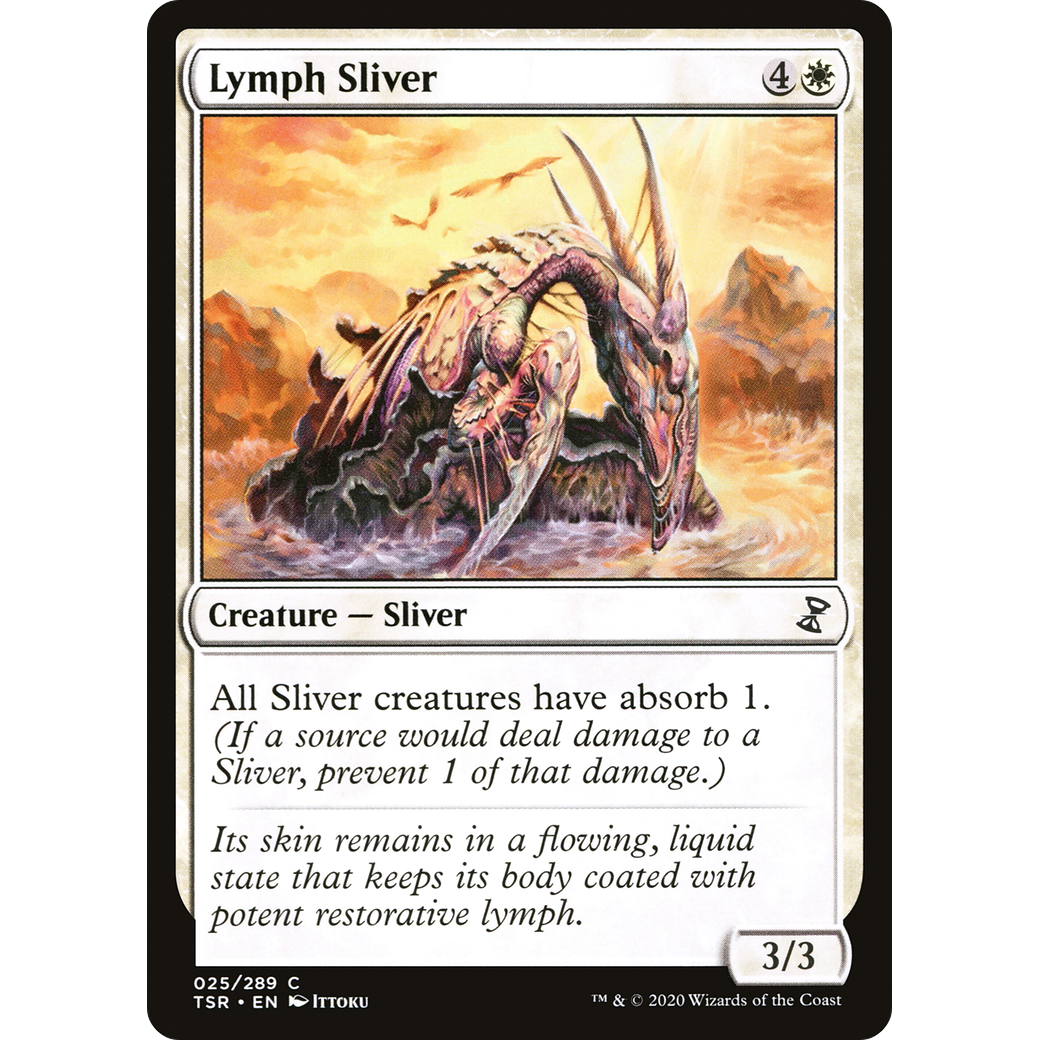 Lymph Sliver (TSR-025) - Time Spiral Remastered Foil