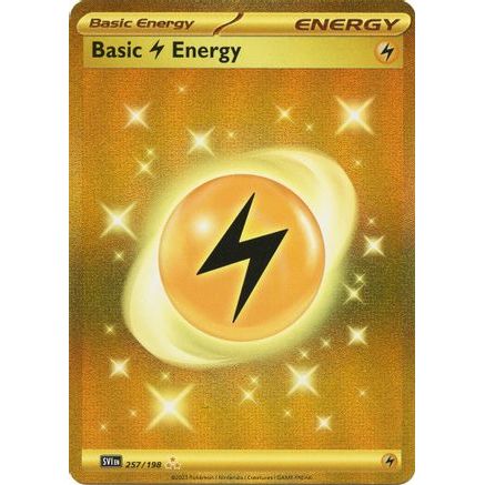Basic Lightning Energy - 257/198 257 - SV01 Scarlet & Violet Base Set Holofoil