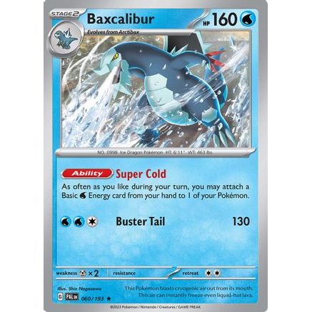 Baxcalibur - 060/193 60 - SV02 Paldea Evolved Holofoil