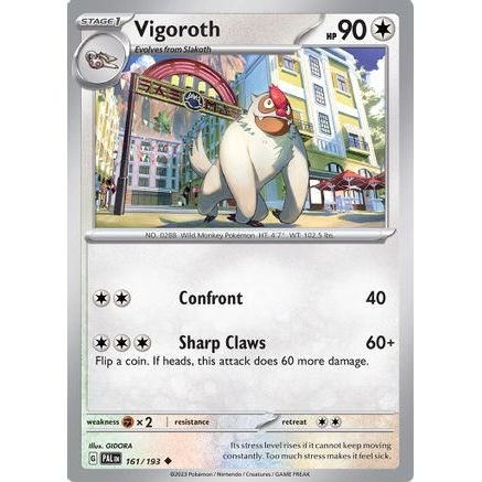 Vigoroth 161 - SV02 Paldea Evolved