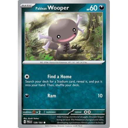Paldean Wooper 128 - SV02 Paldea Evolved