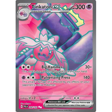 Tinkaton ex - 240/193 240 - SV02 Paldea Evolved Holofoil