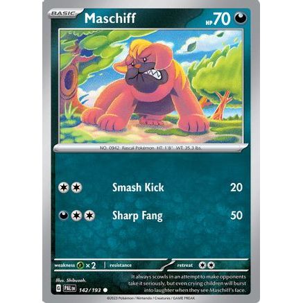 Maschiff - 142/193 142 - SV02 Paldea Evolved