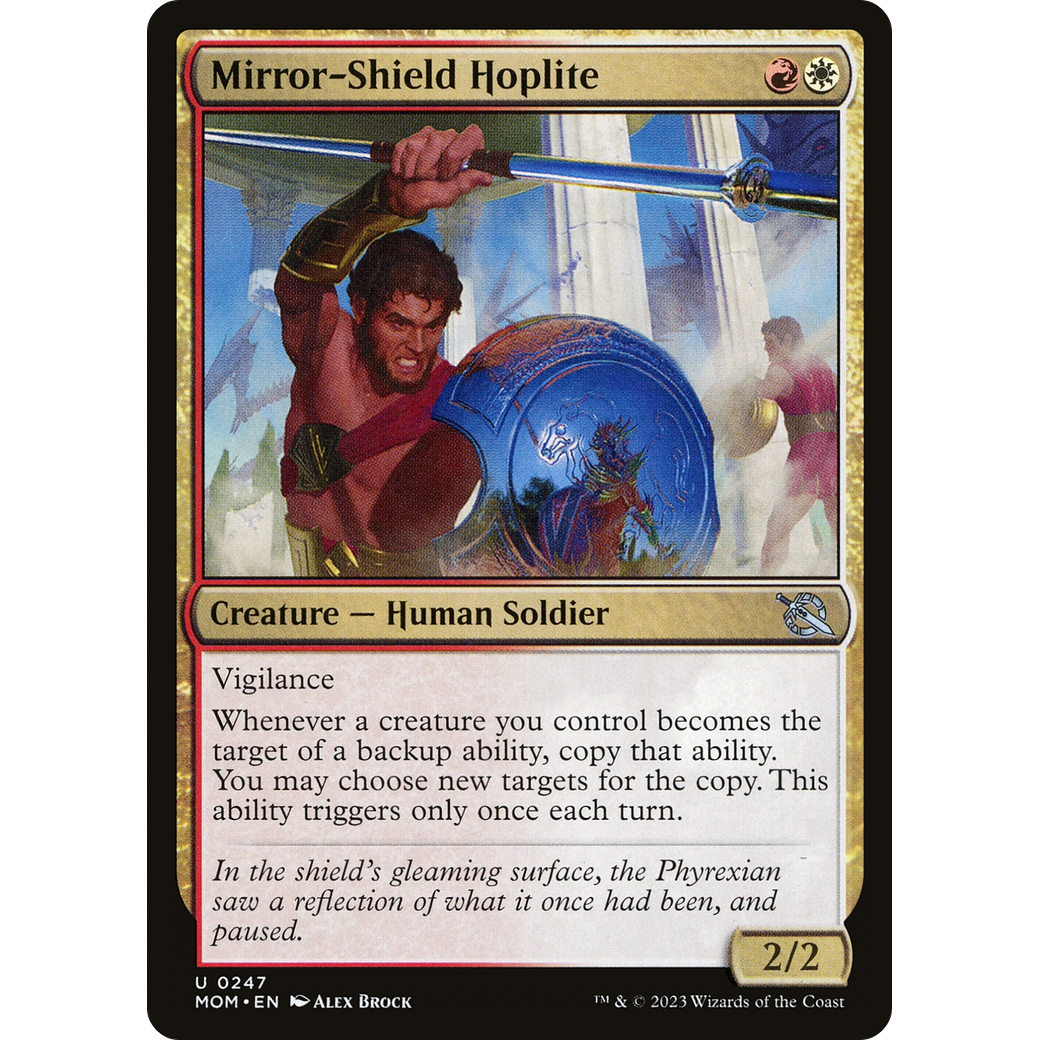 Mirror-Shield Hoplite (MOM-247) - March of the Machine Foil