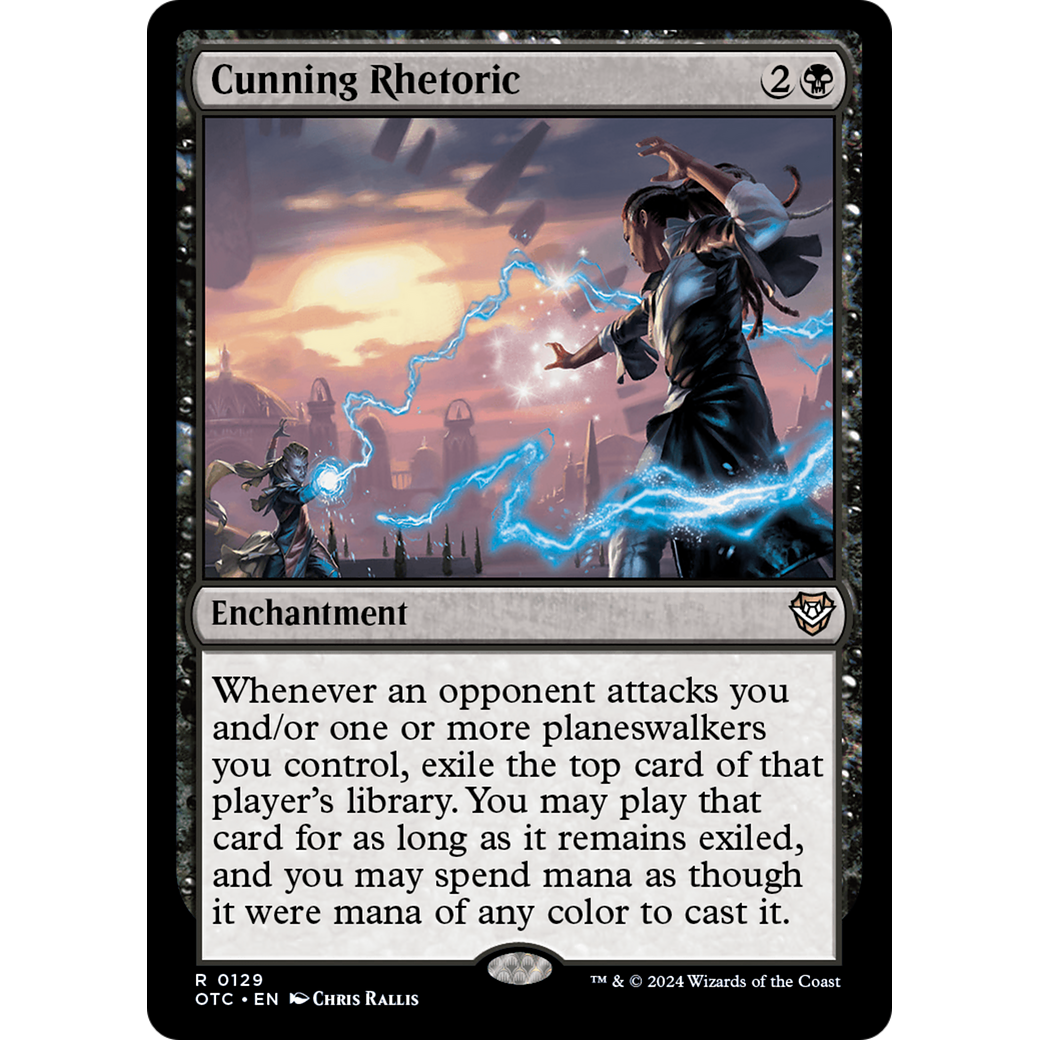 Cunning Rhetoric (OTC-129) - Outlaws of Thunder Junction Commander