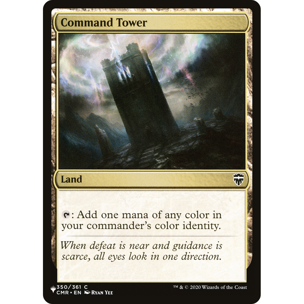 Command Tower (CMR) (LIST-350/361) - The List