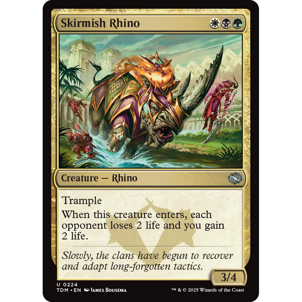 Skirmish Rhino (TDM-224) - Tarkir: Dragonstorm