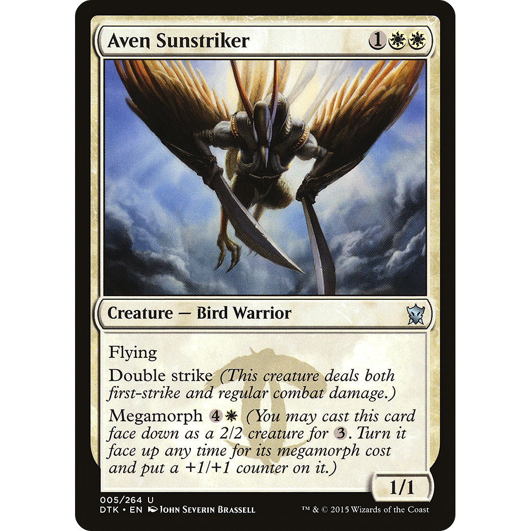 Aven Sunstriker (DTK-005) - Dragons of Tarkir Foil