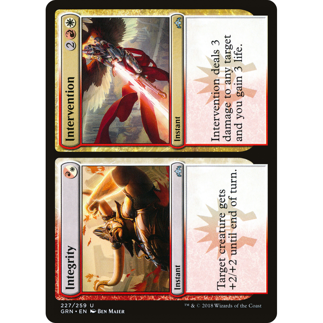Integrity // Intervention (GRN-227) - Guilds of Ravnica Foil