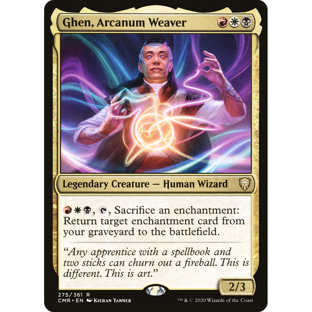 Ghen, Arcanum Weaver (CMR-275) - Commander Legends Foil
