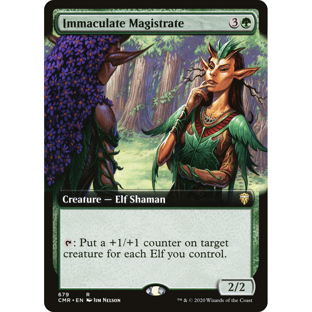 Immaculate Magistrate (Extended Art) (CMR-679) - Commander Legends: (Extended Art) Foil