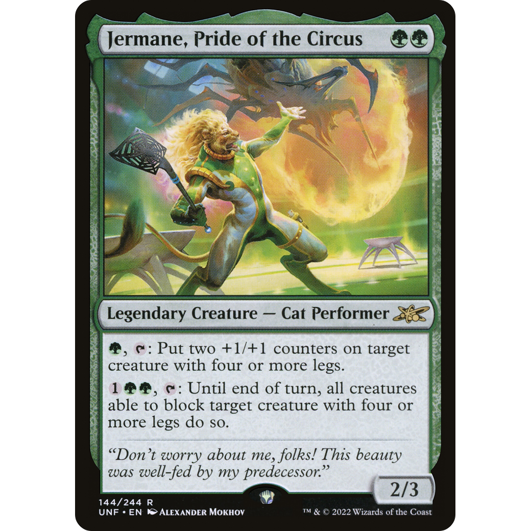 Jermane, Pride of the Circus (UNF-144) - Unfinity