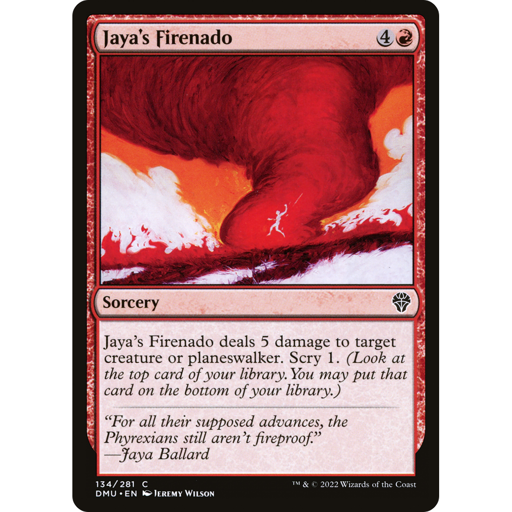 Jaya's Firenado (DMU-134) - Dominaria United Foil