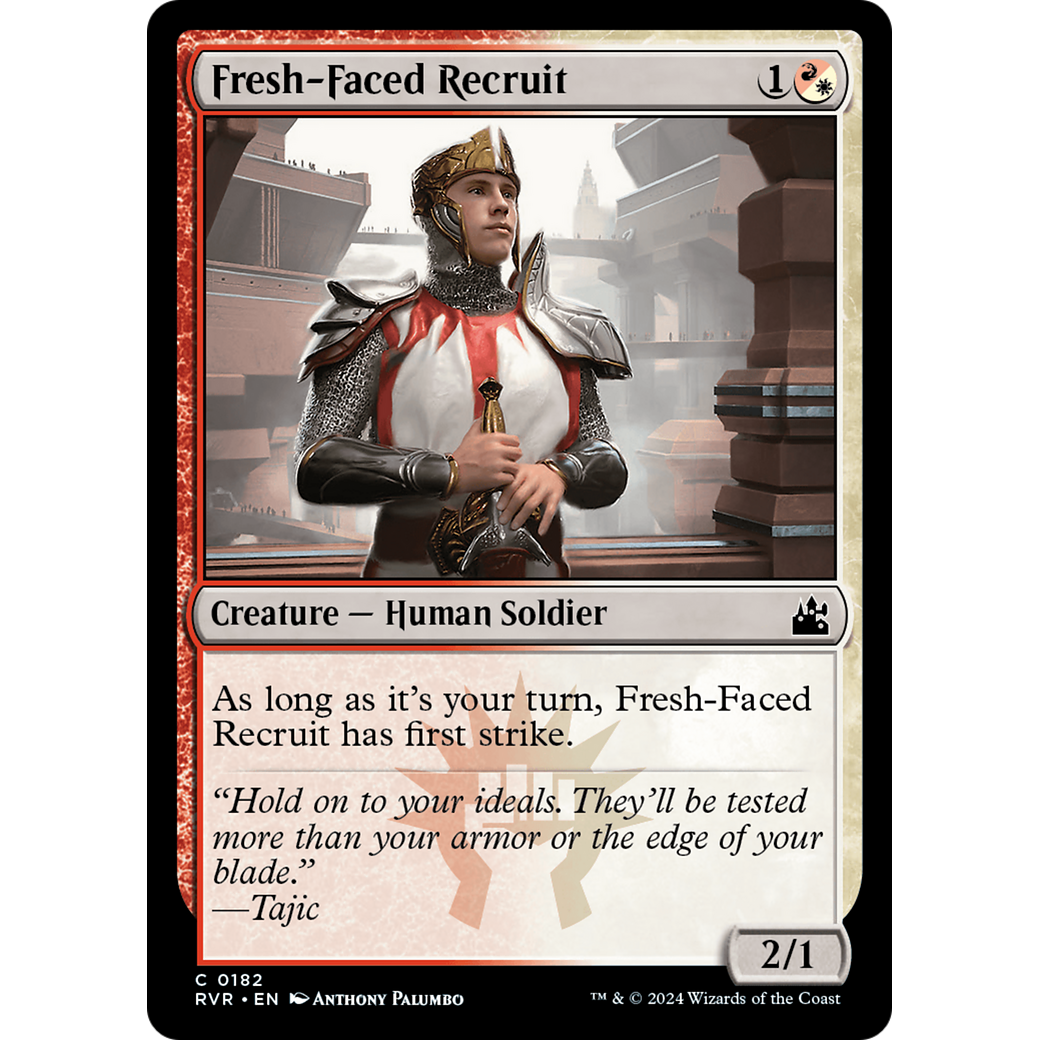 Fresh-Faced Recruit (RVR-182) - Ravnica Remastered Foil