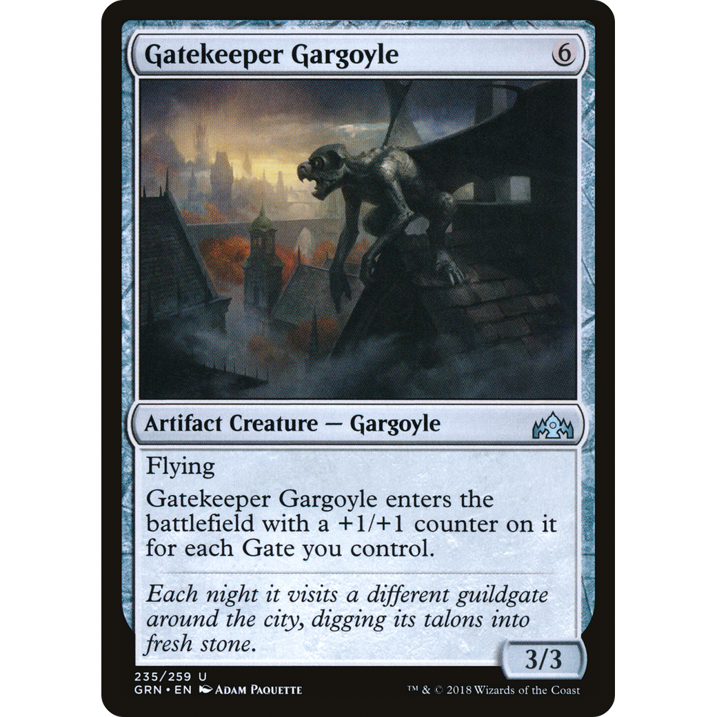 Gatekeeper Gargoyle (GRN-235) - Guilds of Ravnica