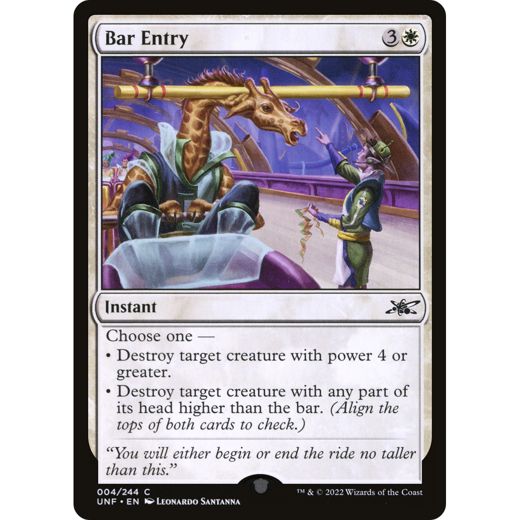 Bar Entry (UNF-004) - Unfinity Foil