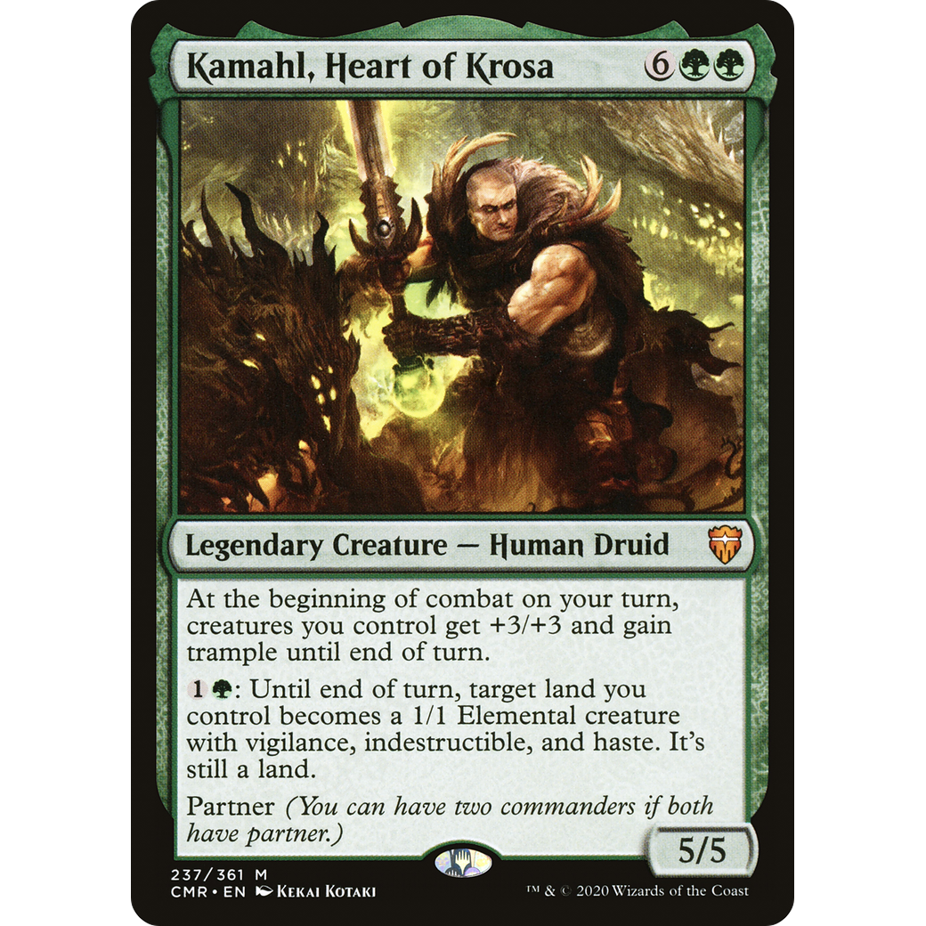 Kamahl, Heart of Krosa (CMR-237) - Commander Legends Foil