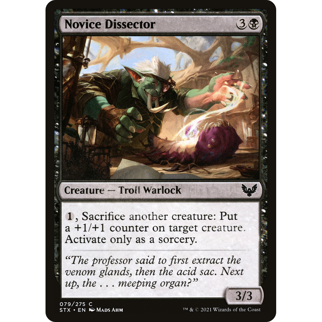 Novice Dissector (STX-079) - Strixhaven: School of Mages
