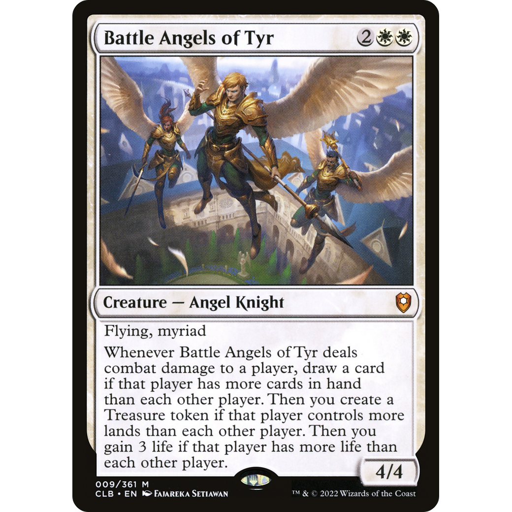 Battle Angels of Tyr (CLB-009) - Commander Legends: Battle for Baldur's Gate Foil