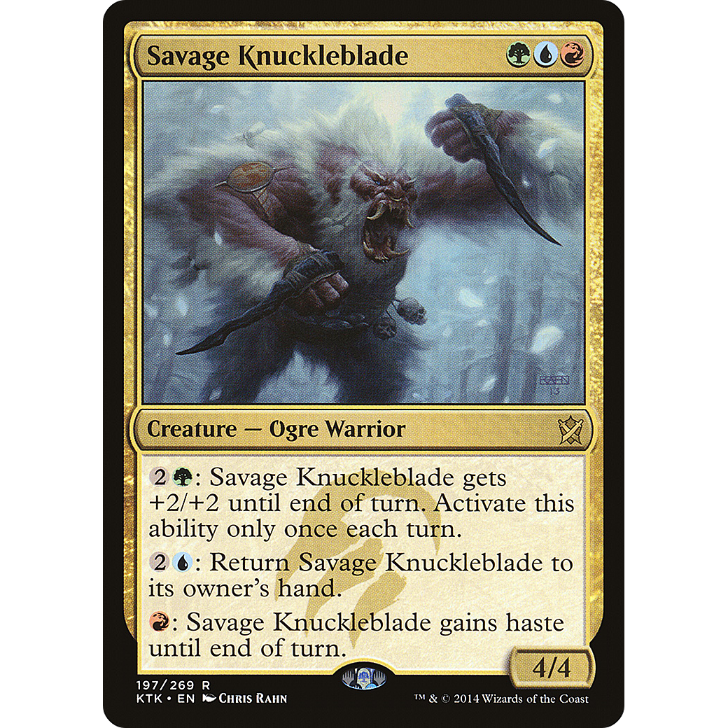 Savage Knuckleblade (KTK-197) - Khans of Tarkir