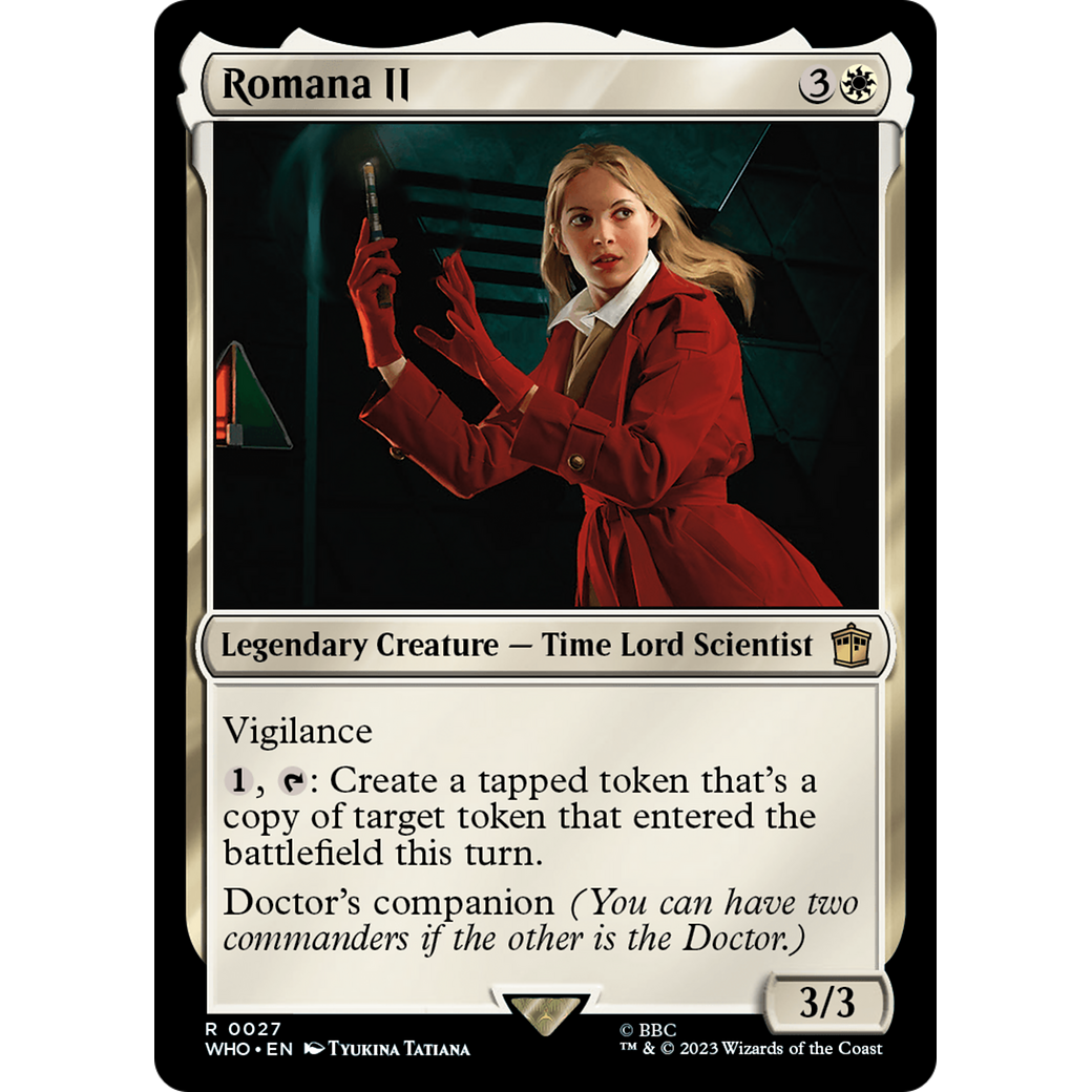 Romana II (WHO-027) - Doctor Who Foil