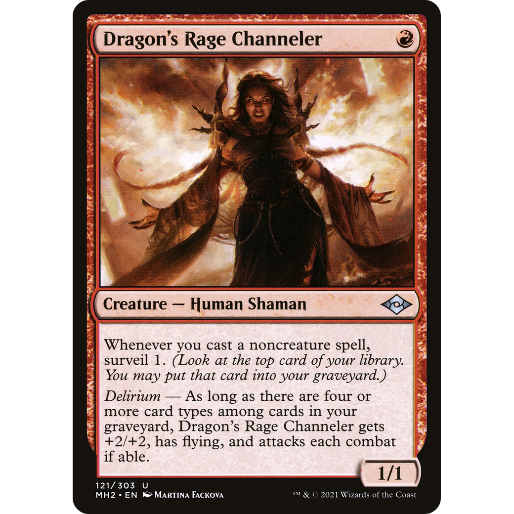 Dragon's Rage Channeler (MH2-121) - Modern Horizons 2 Foil