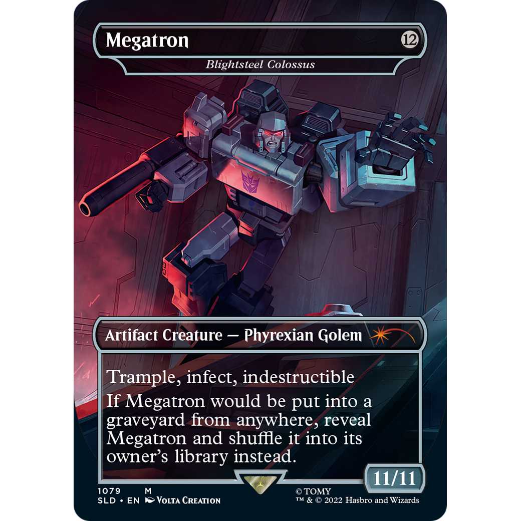 Megatron - Blightsteel Colossus (SLD-1079) - Secret Lair Drop (Borderless)