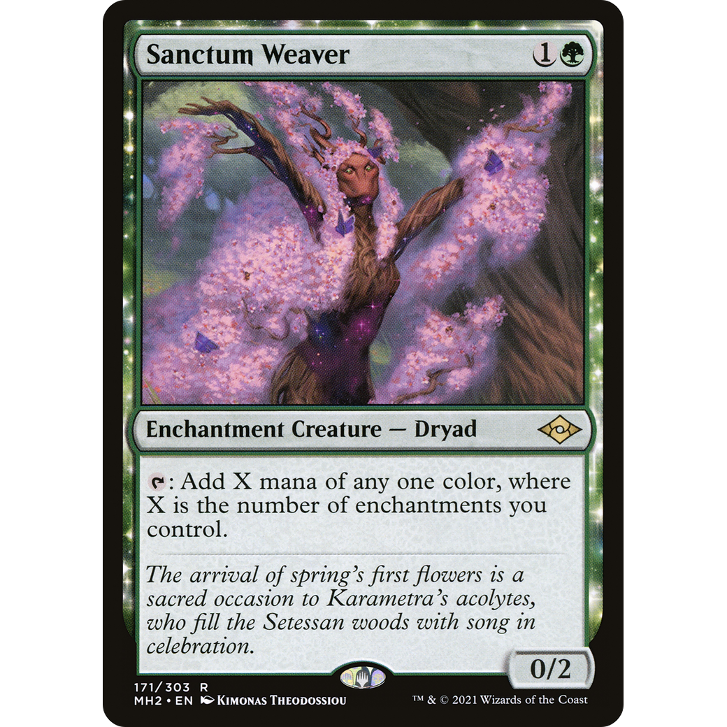Sanctum Weaver (MH2-171) - Modern Horizons 2: (enchantment)