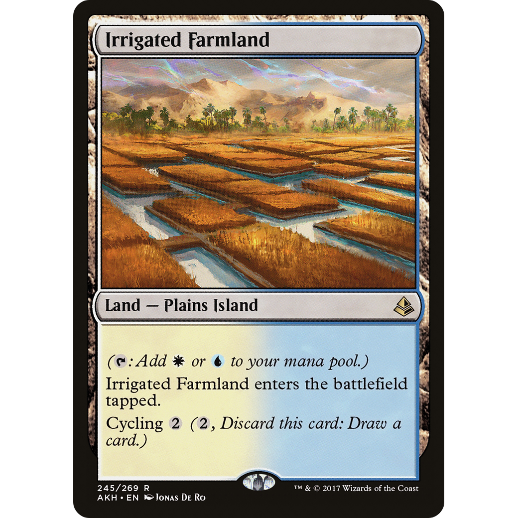 Irrigated Farmland (AKH-245) - Amonkhet Foil