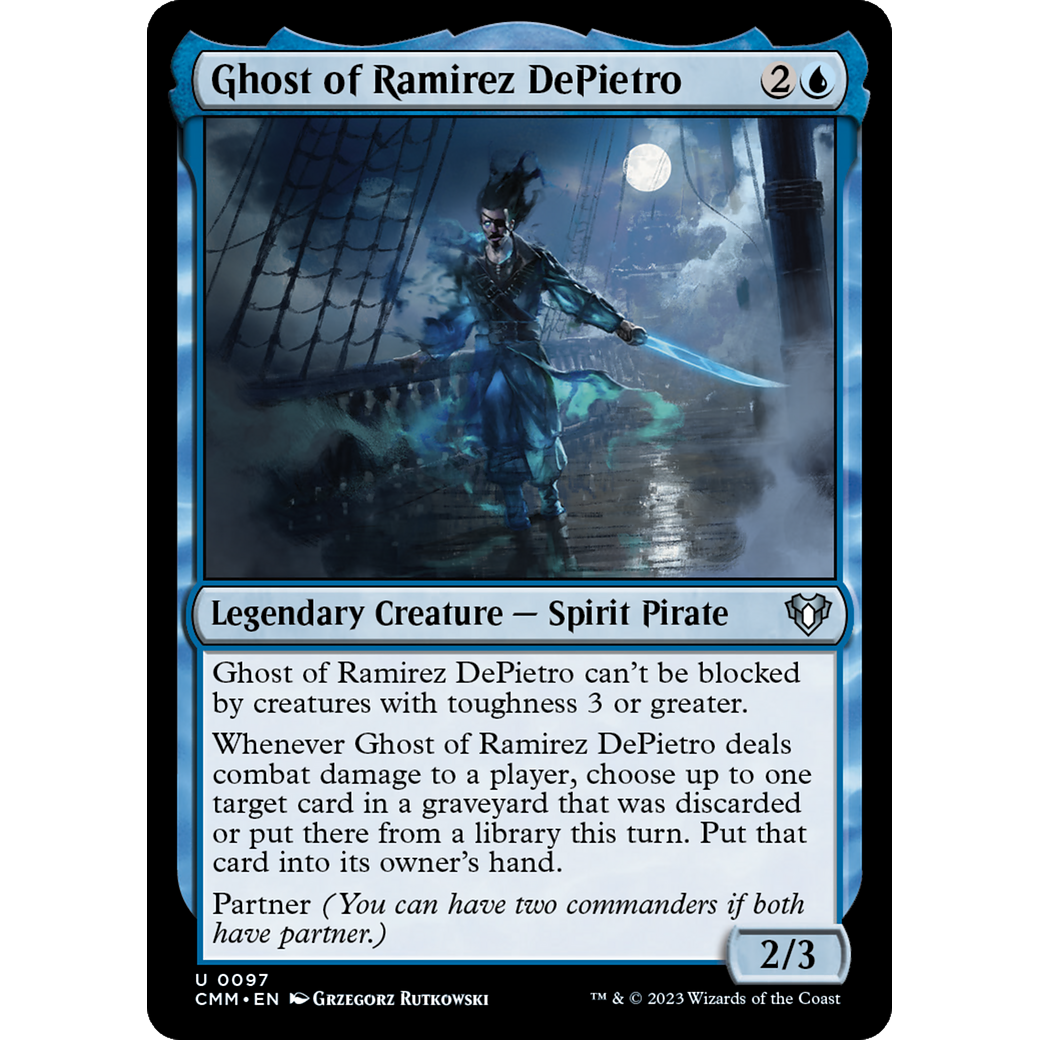 Ghost of Ramirez DePietro (CMM-097) - Commander Masters Foil