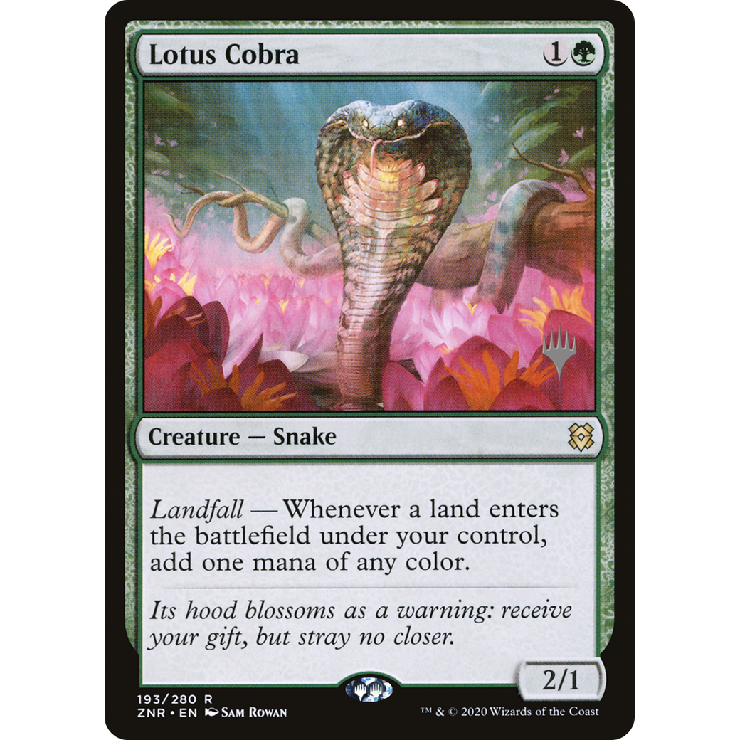 Lotus Cobra (PPZNR-193) - Zendikar Rising Promos