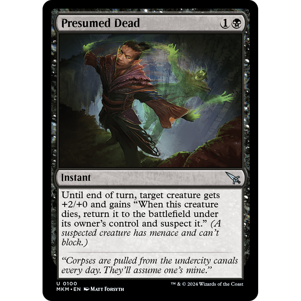 Presumed Dead (MKM-100) - Murders at Karlov Manor Foil